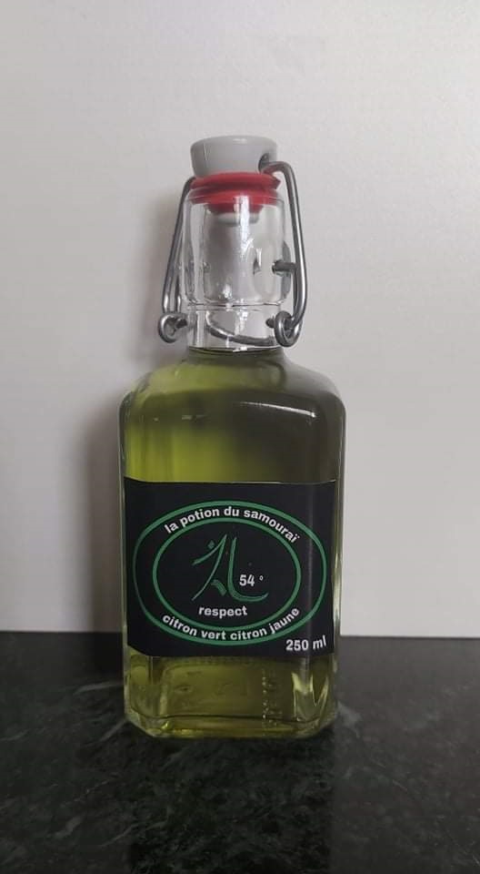 potion du samourai, citron-vert-jaune