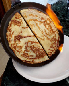 potion du samourai, crepes flambees
