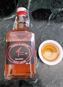 potion du samourai, sake, digestif, pomme cannelle